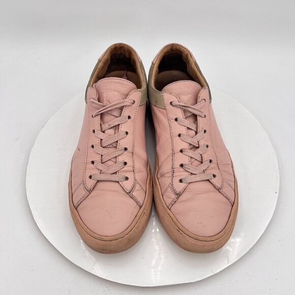 Koio Capri Women Size EU 39 US 9 Pink Leather Brown Suede Low Top Lace Up Shoes - Picture 3 of 14